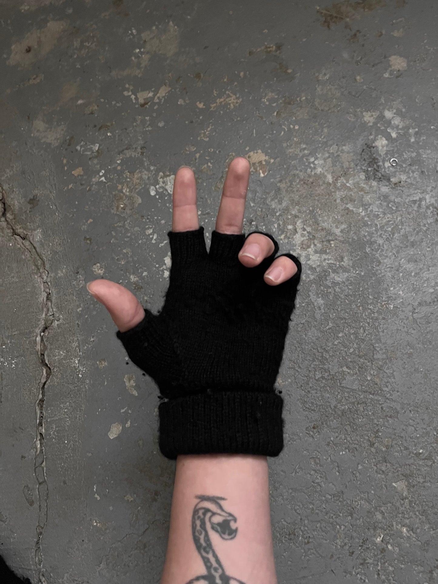 Number (N)ine FW08 “My Private Portland” Military Fingerless Gloves