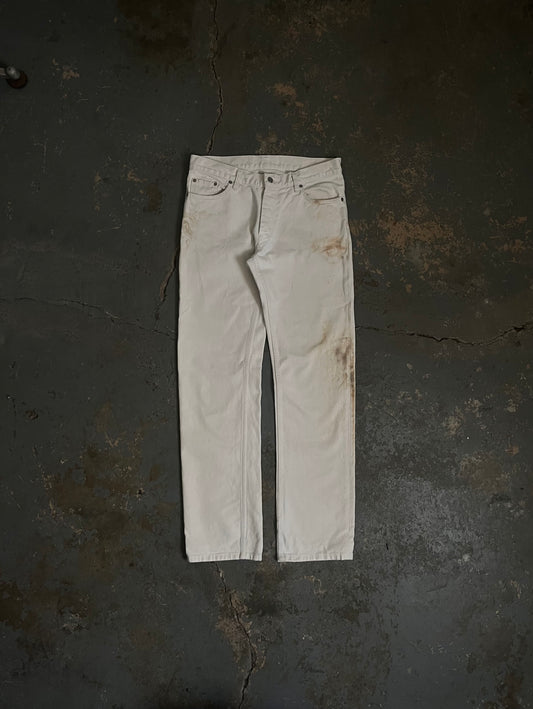 Helmut Lang SS98 Burnt “Flamethrower” Jeans