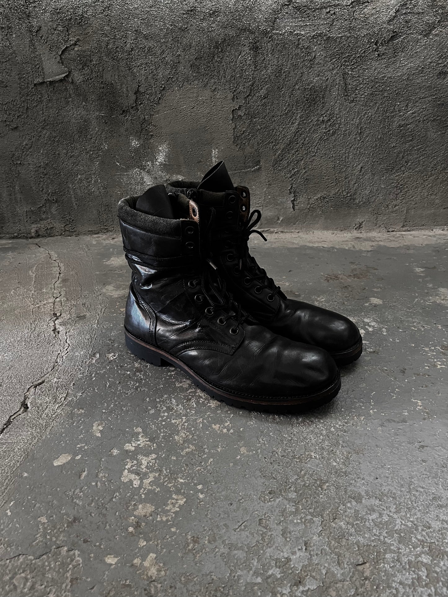 Number (N)ine FW08 “My Own Private Portland” Military Combat Boots