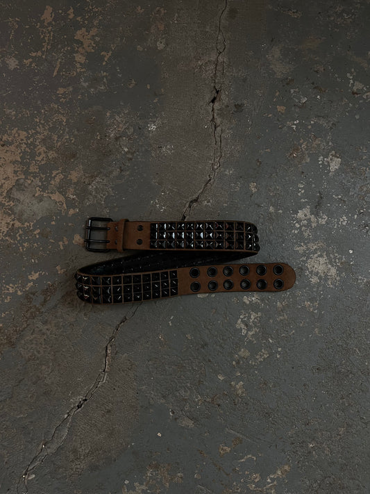 Number (N)ine SS06 “Welcome To the Shadow” Studded Suede Belt