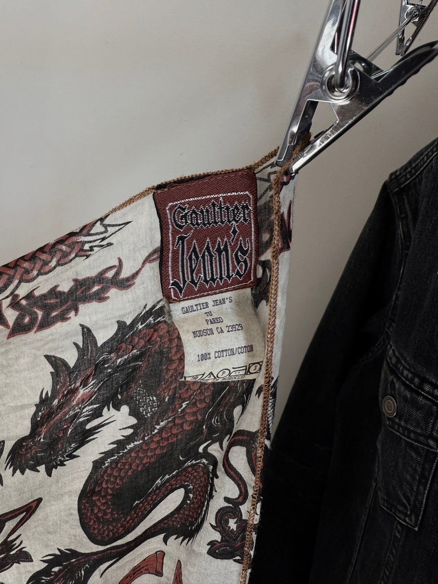 Jean Paul Gaultier Tribal Dragon Scarf