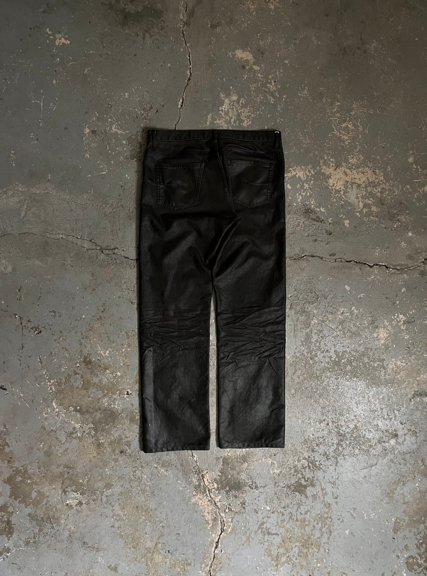 Dior AW03 “Luster” Waxed Pants