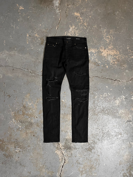 Saint Laurent SS16 Crash Distressed D02 Jeans