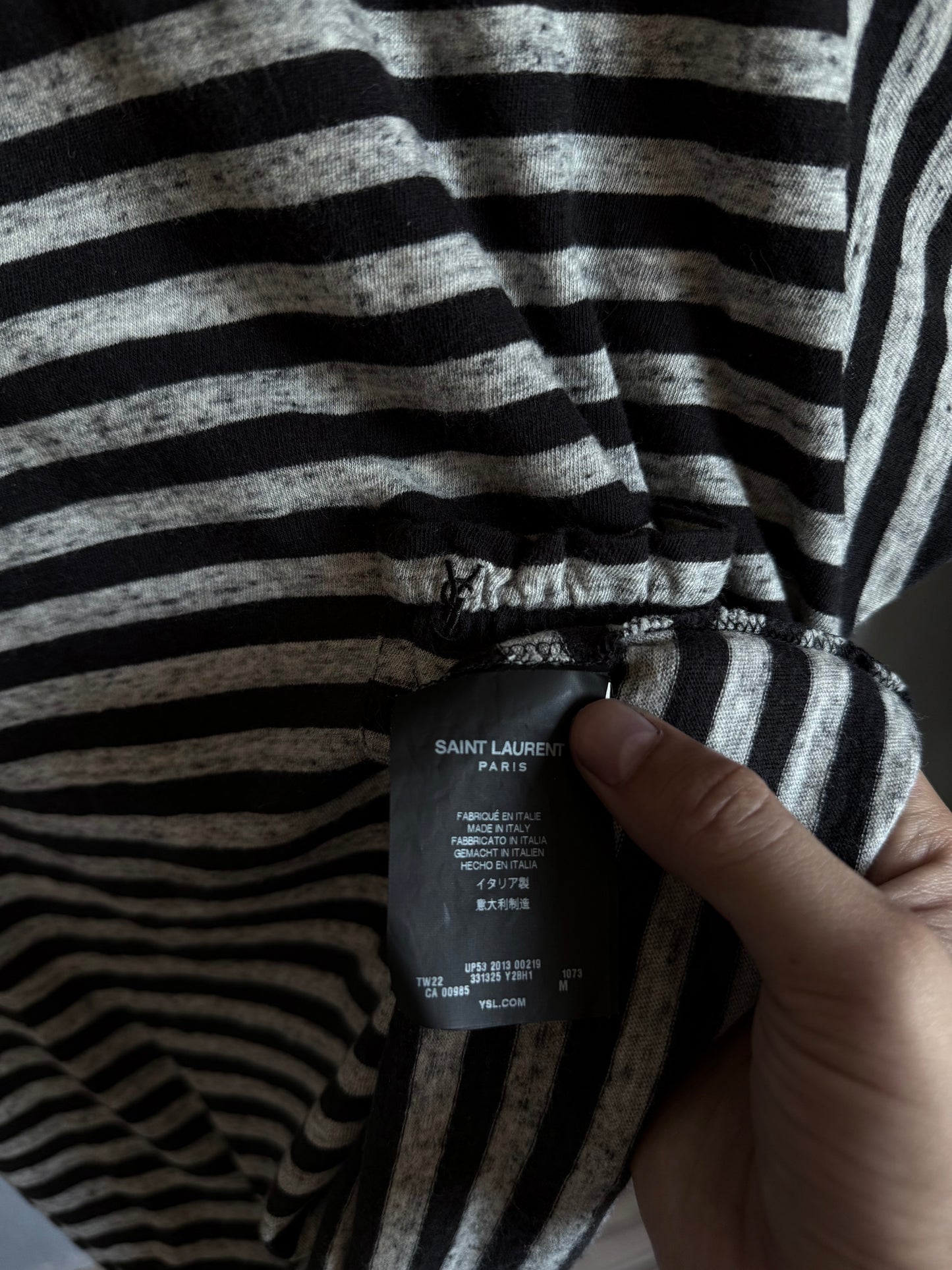 Saint Laurent AW13 ‘YSL’ Pocket Tee