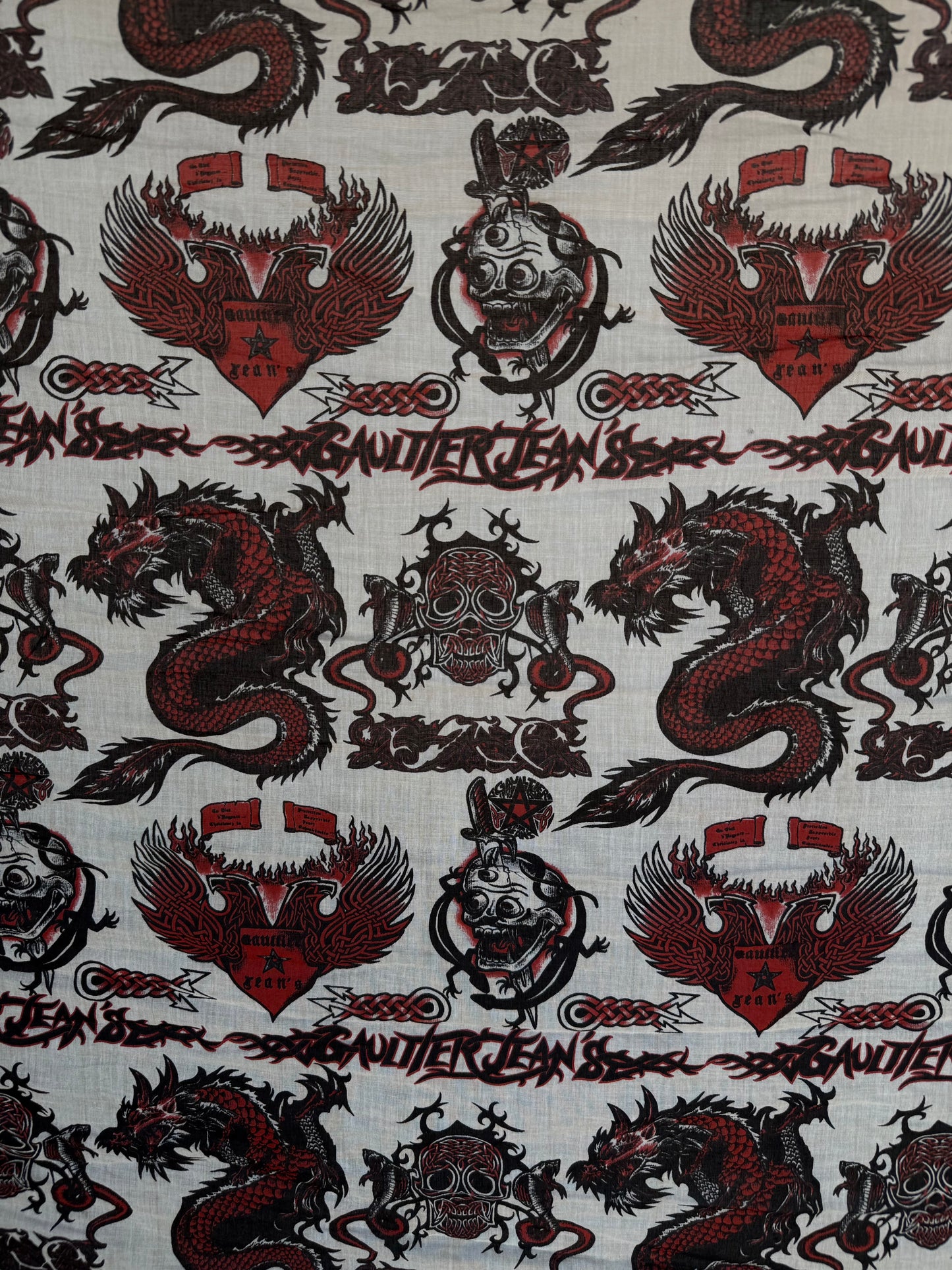 Jean Paul Gaultier Tribal Dragon Scarf