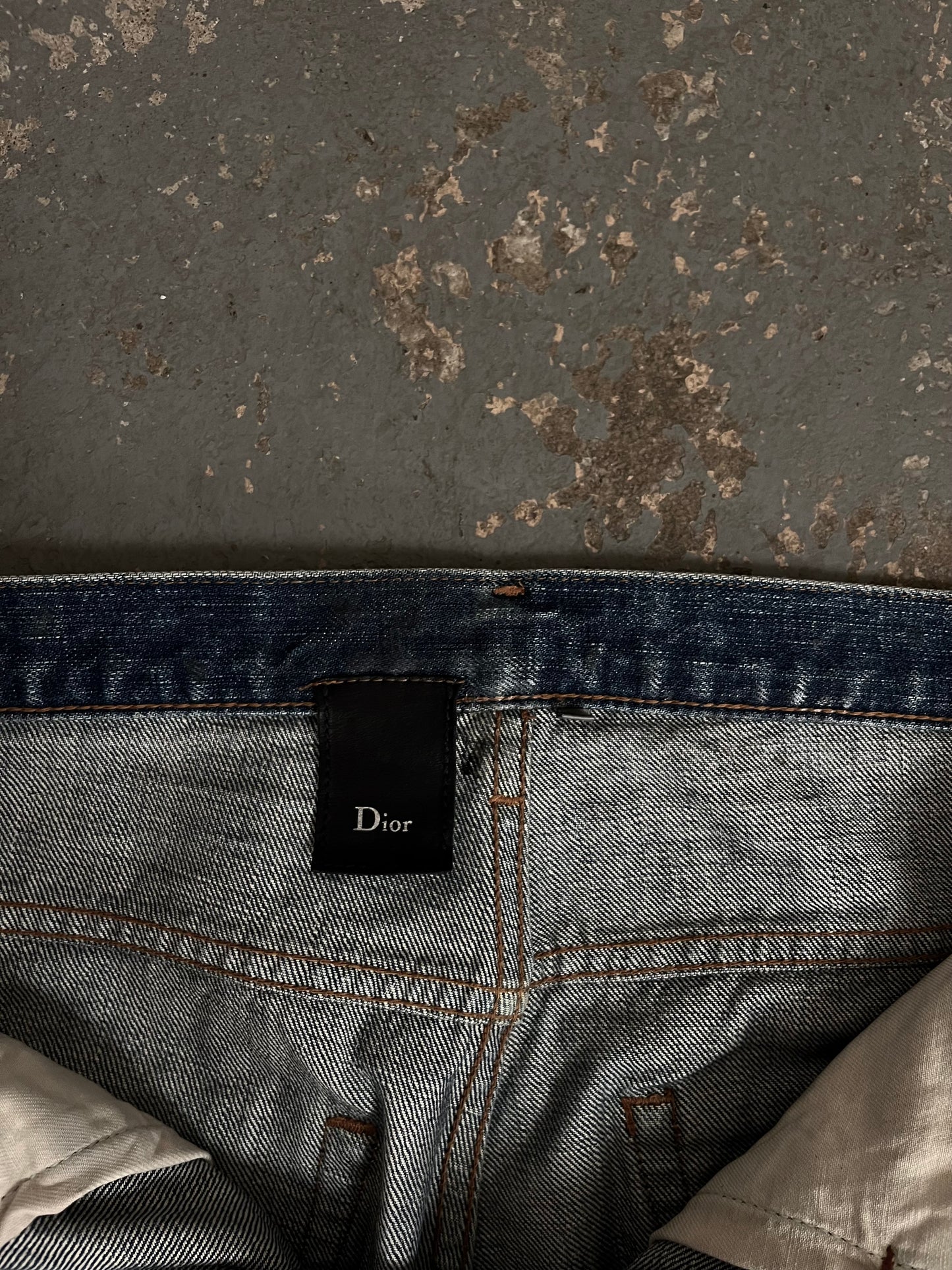 Dior AW06 “These Grey Days” Luster Clawmark Denim