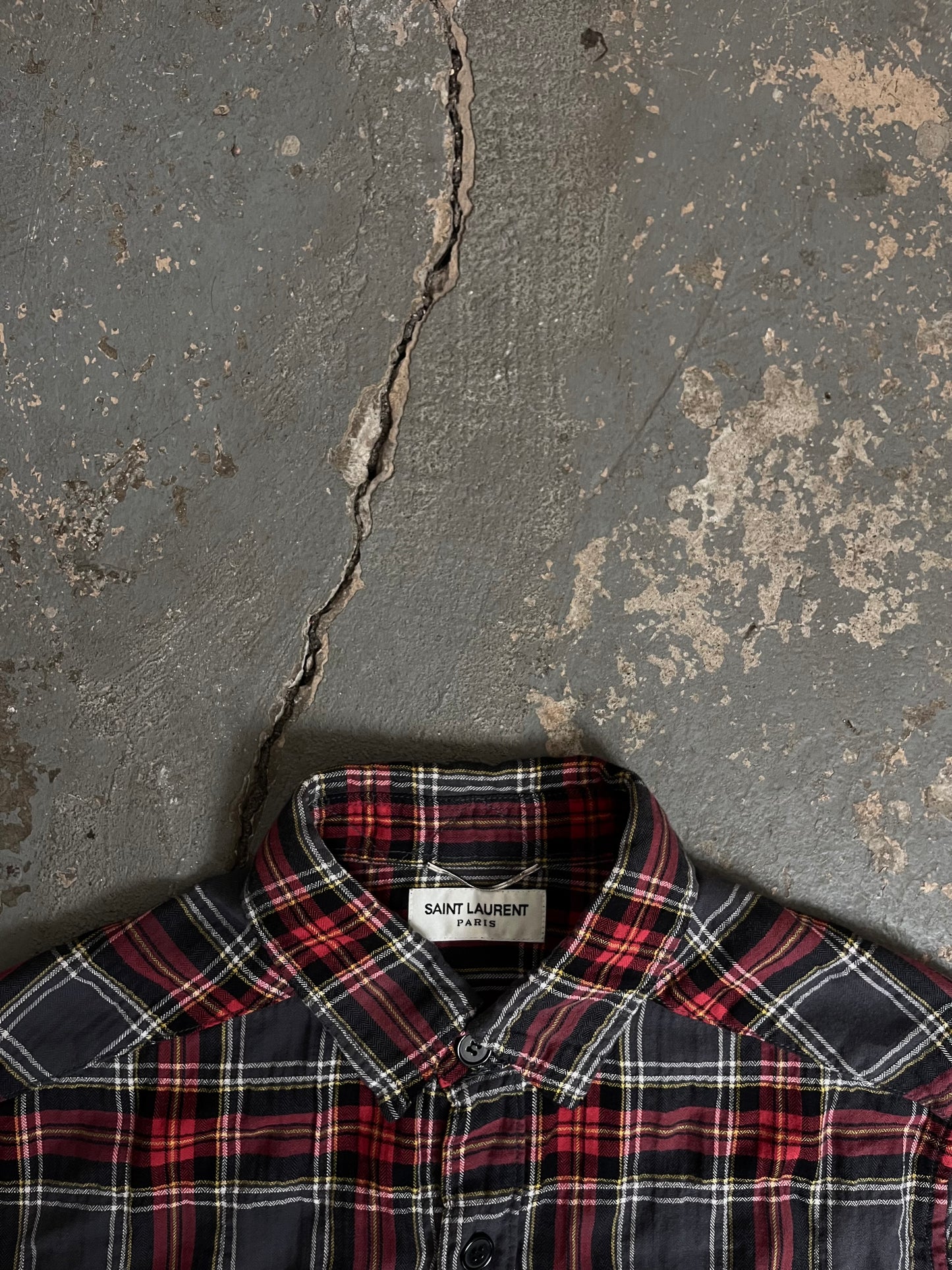 Saint Laurent SS16 “Surf Sound” Bleach Flannel