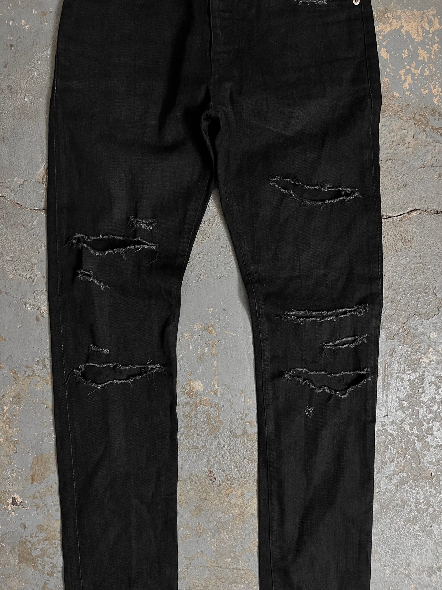 Saint Laurent SS16 Crash Distressed D02 Jeans