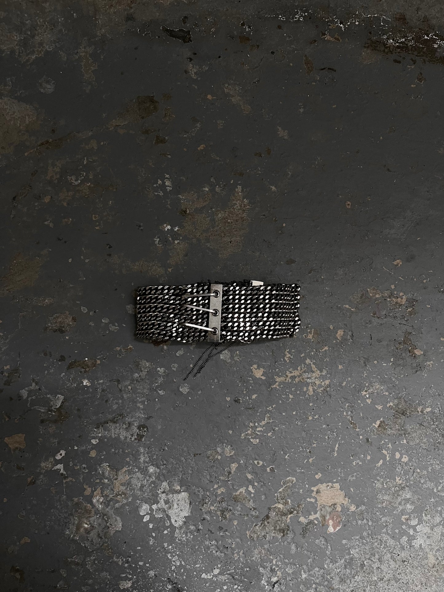 Dior SS04 “Strip” Chainmail Belt