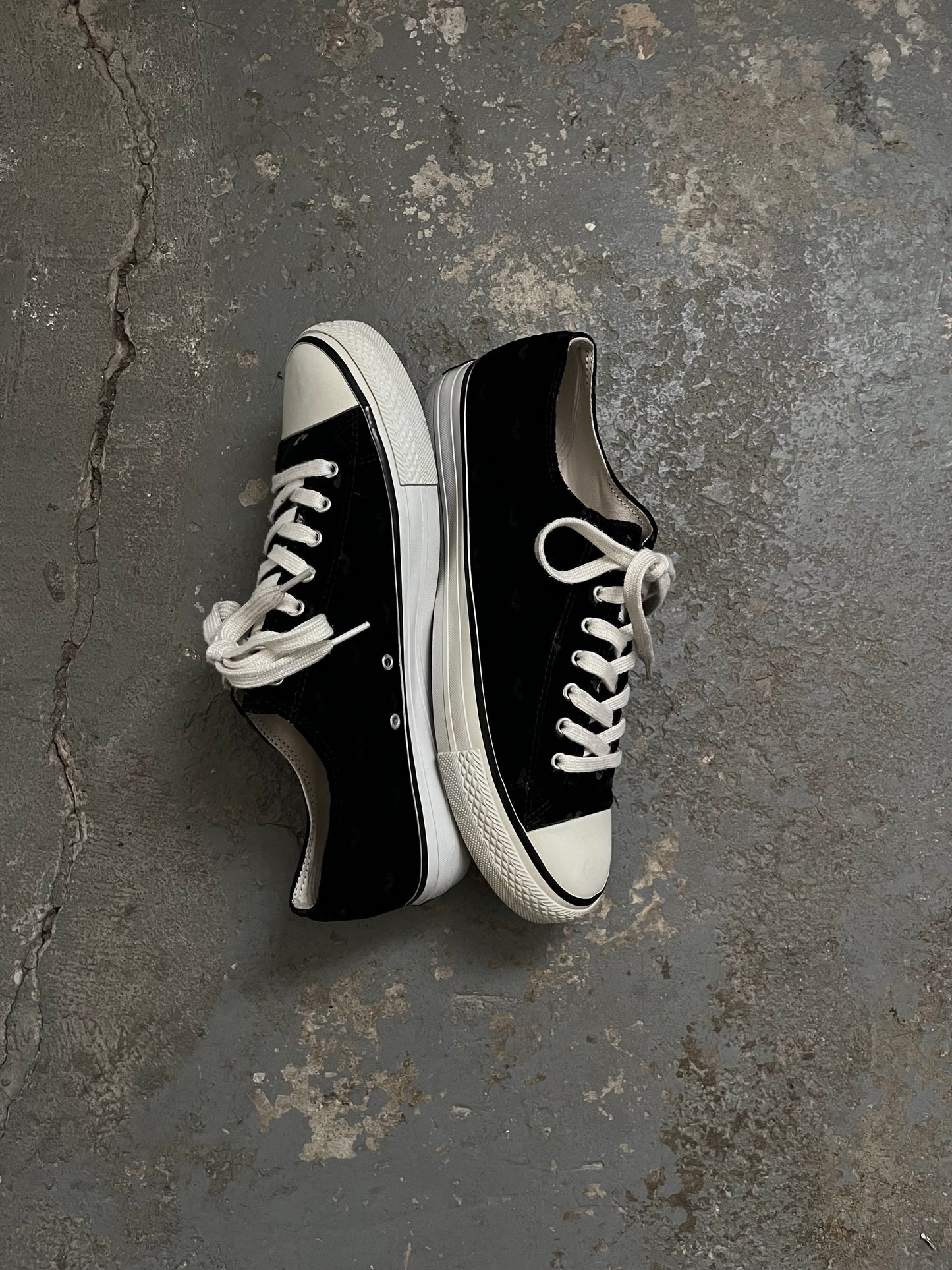 Undercover AW02 “Witches Cell Division” Bat Velour “chucks”