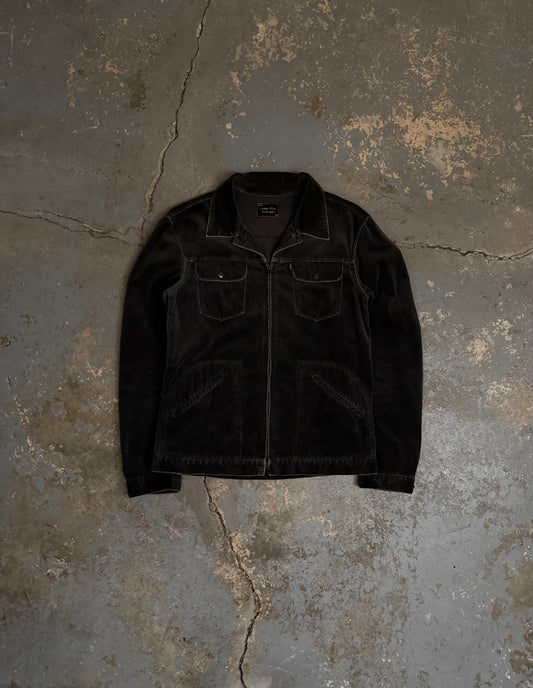 Number (N)ine AW03 “Touch Me I’m Sick” Velvet Pain Trucker Jacket