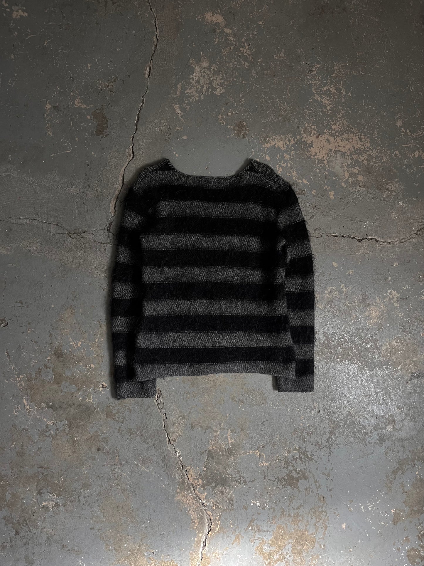 AW03 “Paper Doll” Striped Mohair Knit