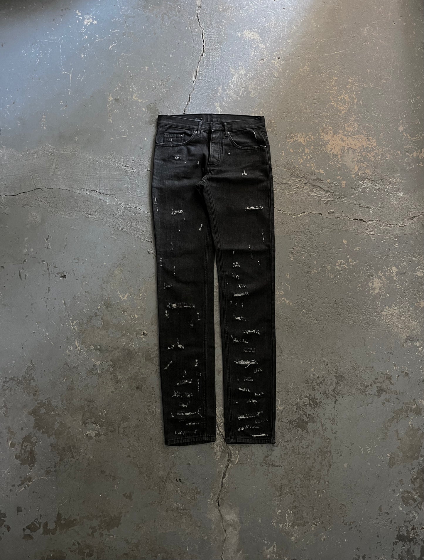 Dior SS05 “Untitled/Beck” Destroyed Denim Jeans