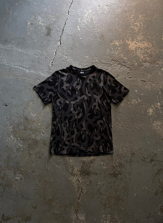 Number (N)ine AW04 Tribal Heart Camo ‘Anti-War’ Distressed Punk Tee
