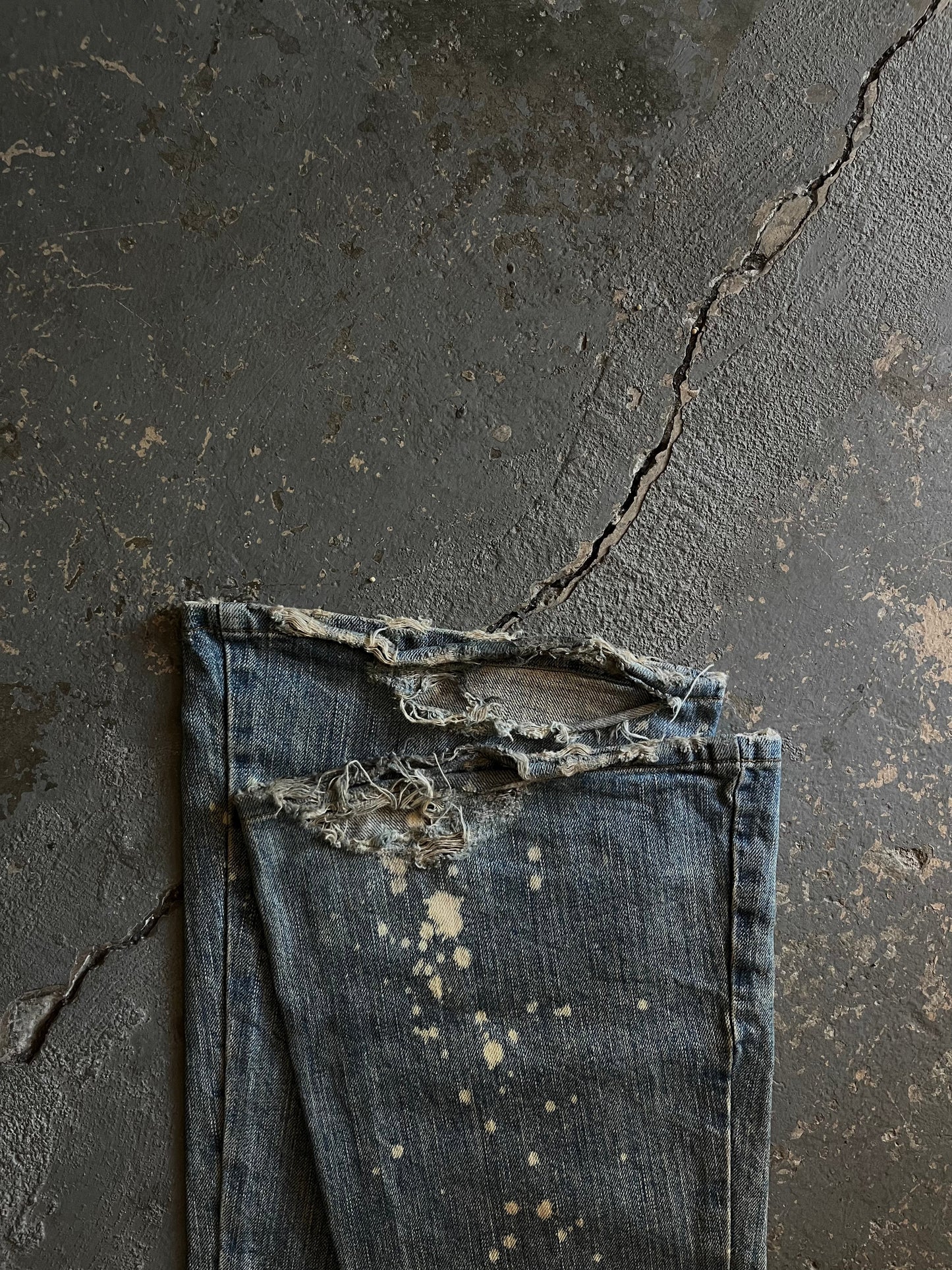 IFSIXWASNINE Mud Max Pierced Flared Jeans
