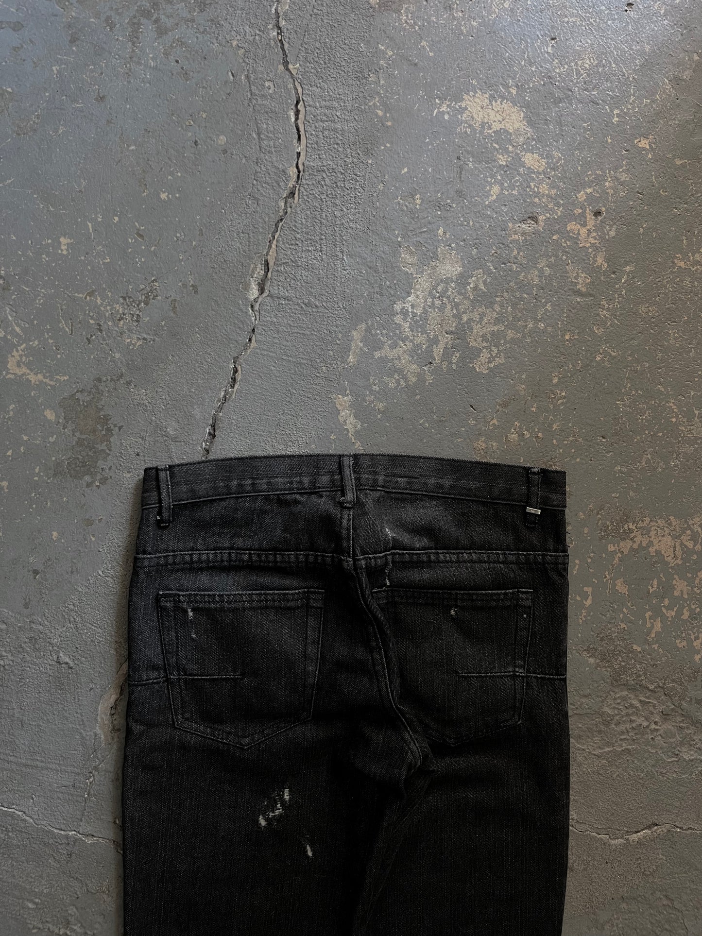 Dior SS05 “Untitled/Beck” Destroyed Denim Jeans