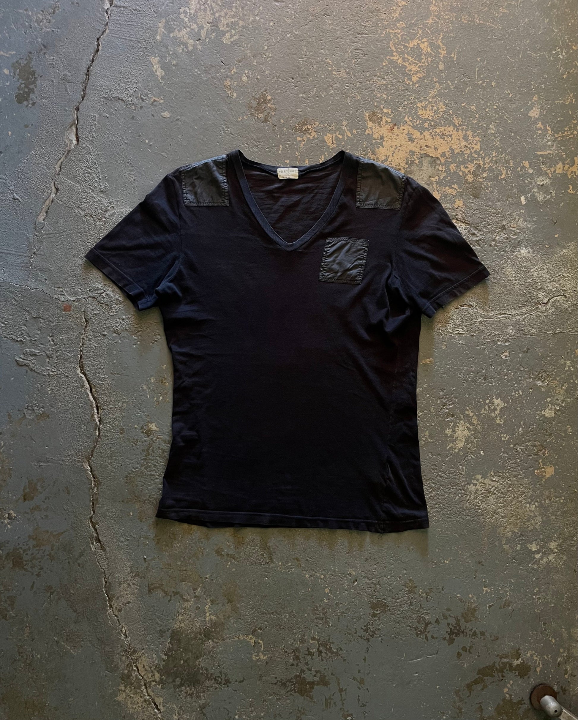 Helmut Lang Black Double Layer Long Sleeve T-Shirt Helmut Lang