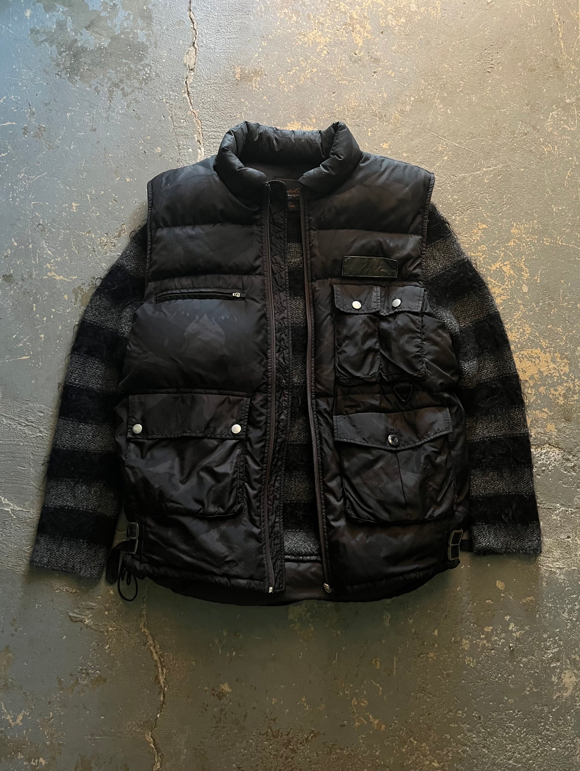 Undercover AW03 “Paper Doll” Rottweiler Camo Cargo Puffer – Sex Scabs