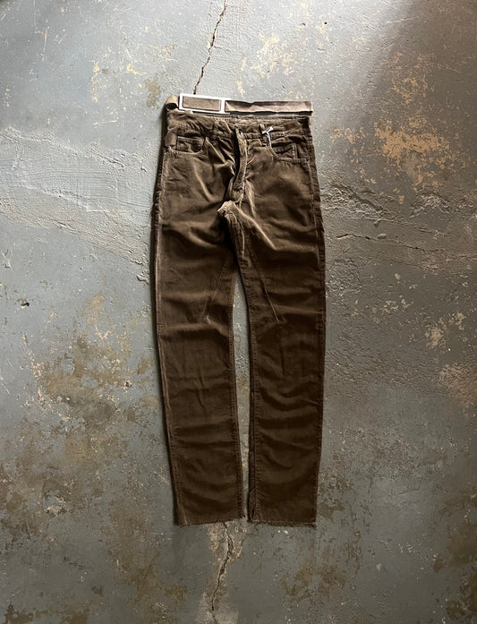 Rick Owens DRKSHDW FW09 “Crust” Velour Detroit Cut