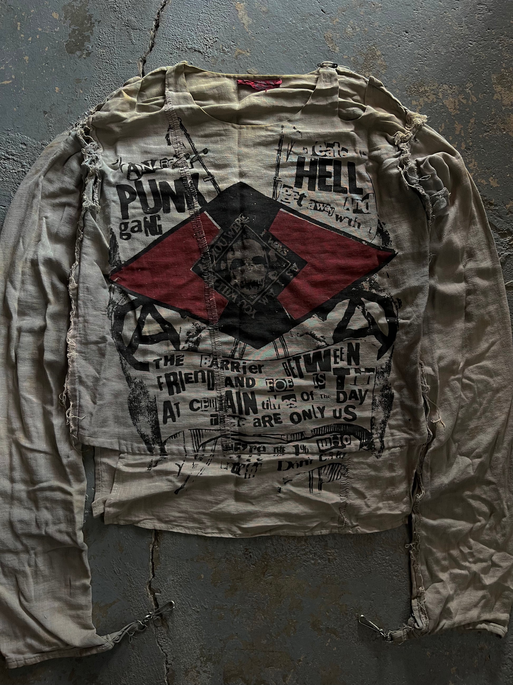 Seditionaries Original '70s Punk Gang Muslin Shirt — Middleman Store
