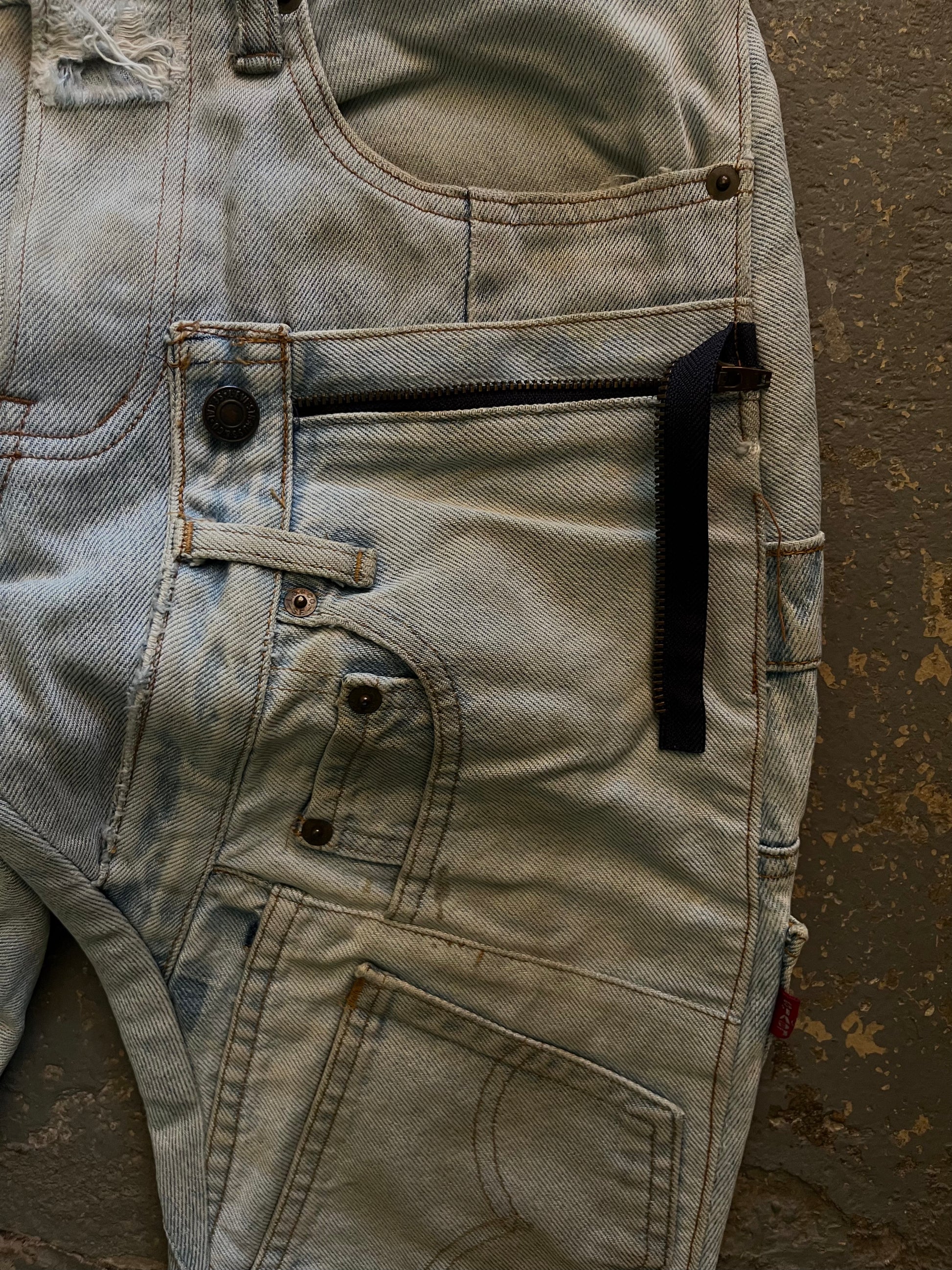 20471120 Paper AW00 “Recycounture” Reconstructed Levi's Jeans