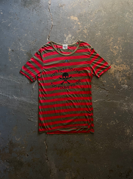 Vivienne Westwood “Too Fast To Live” Striped Tee
