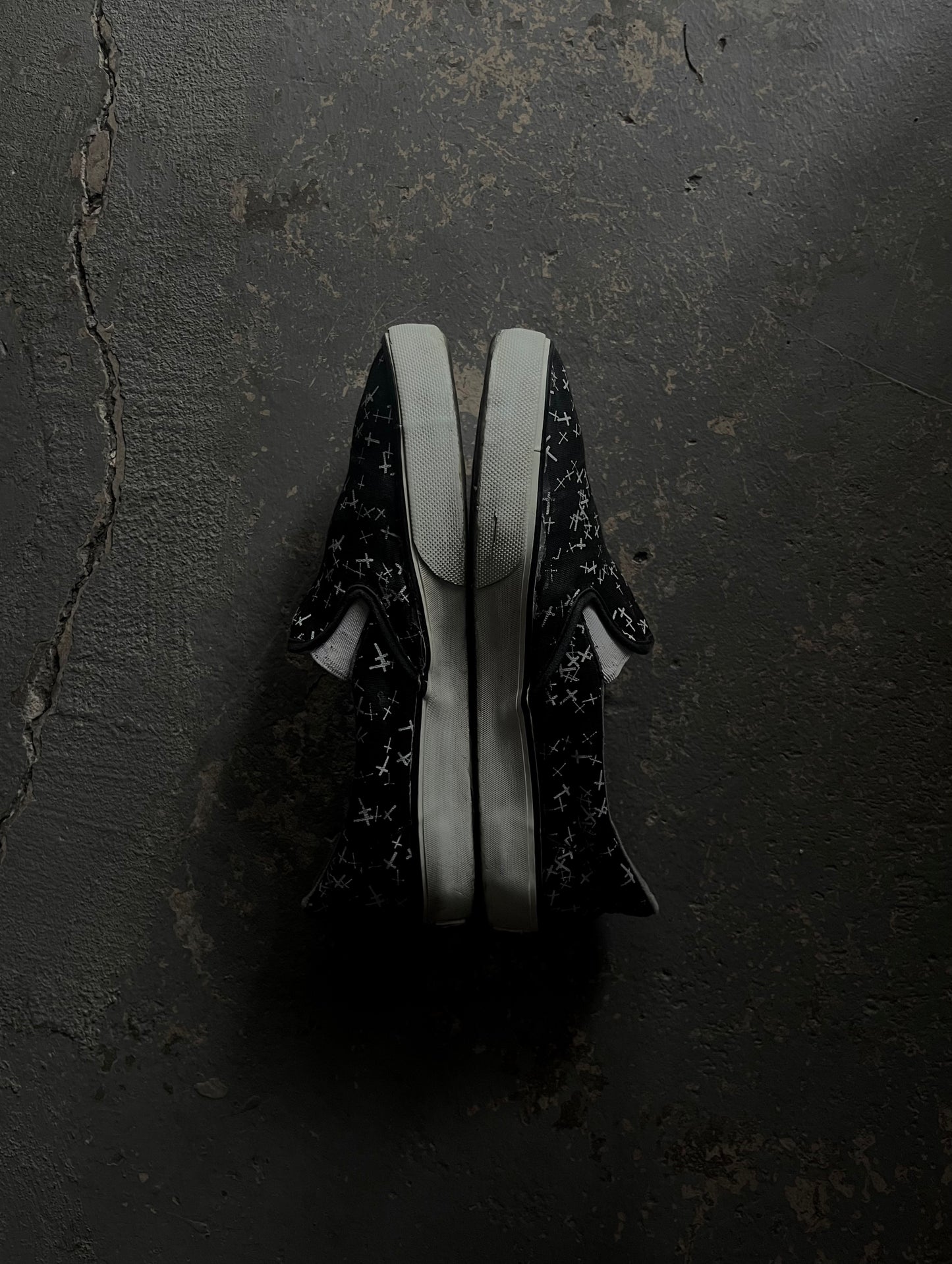 Undercover AW02 “Witches Cell Division” Cross Slip-on’s