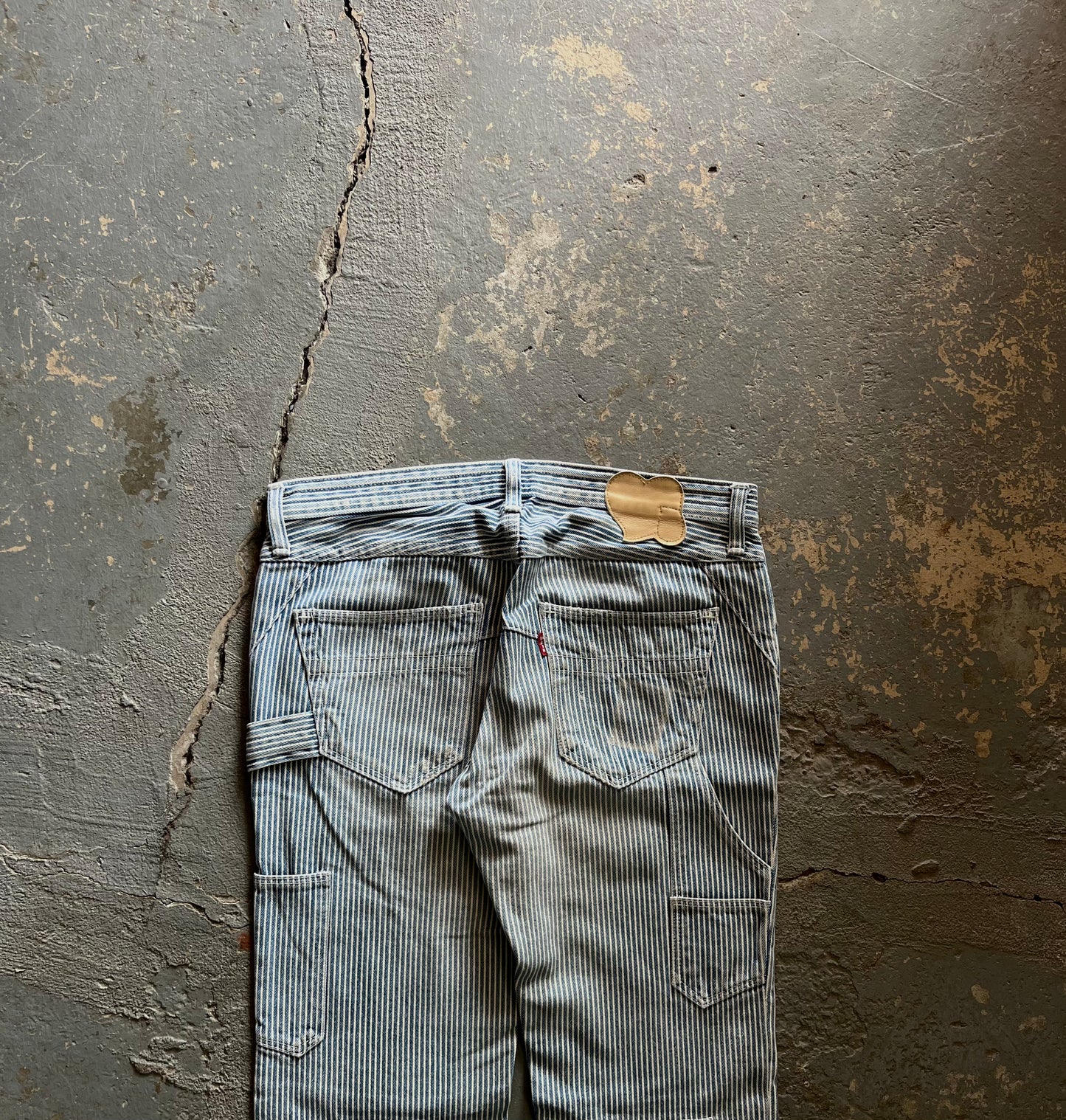 Number (N)ine SS08 “Birds” Hickory Carpenter Crying Heart Pain Jeans