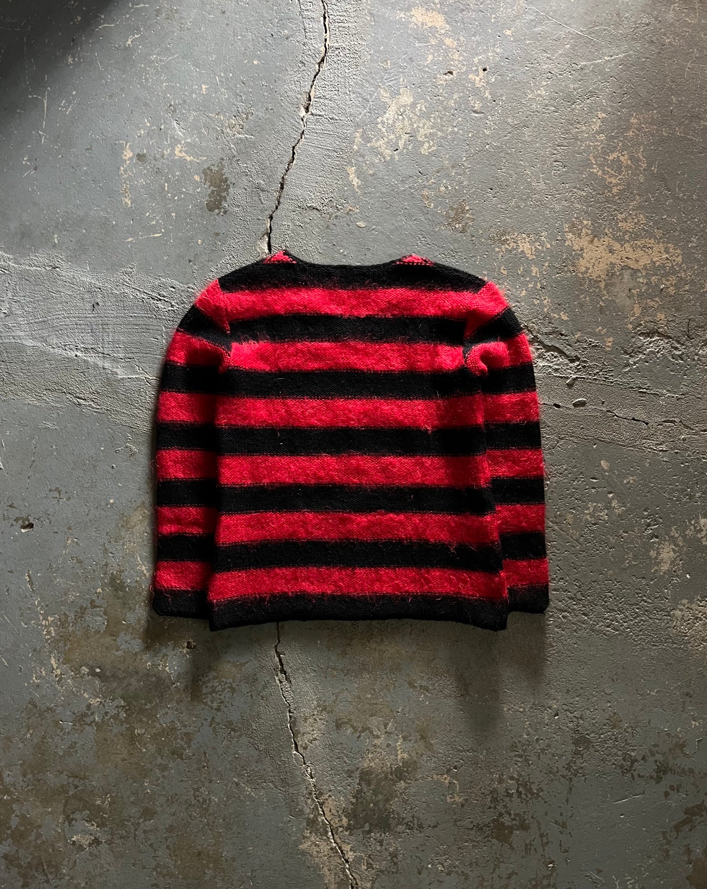 Undercover AW03 “Paper Doll” Striped Mohair Knit