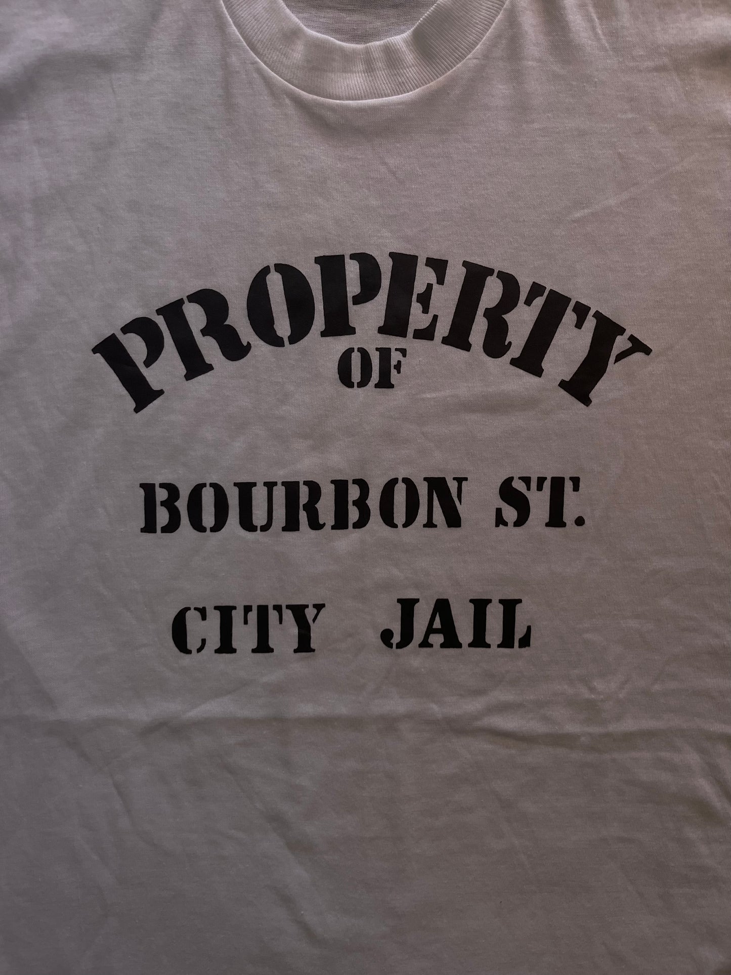 80’s Bourbon ST. City Jail Single Stitch Tee