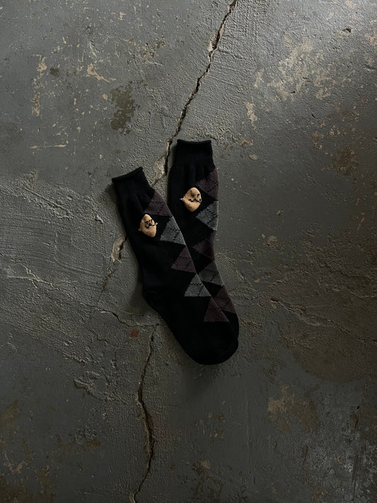20471120 90’s Hyoma Plaid Socks